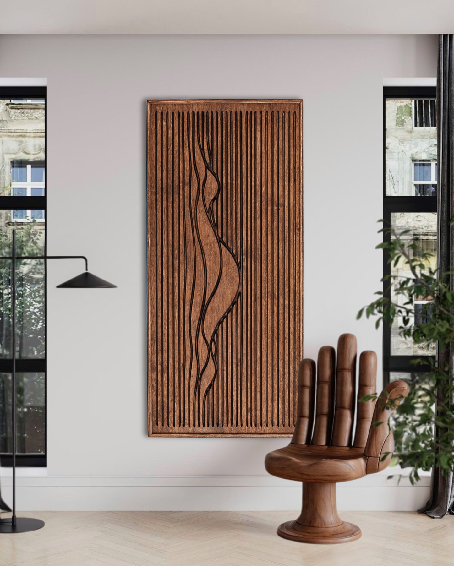 Large Wood Wall Art Panel