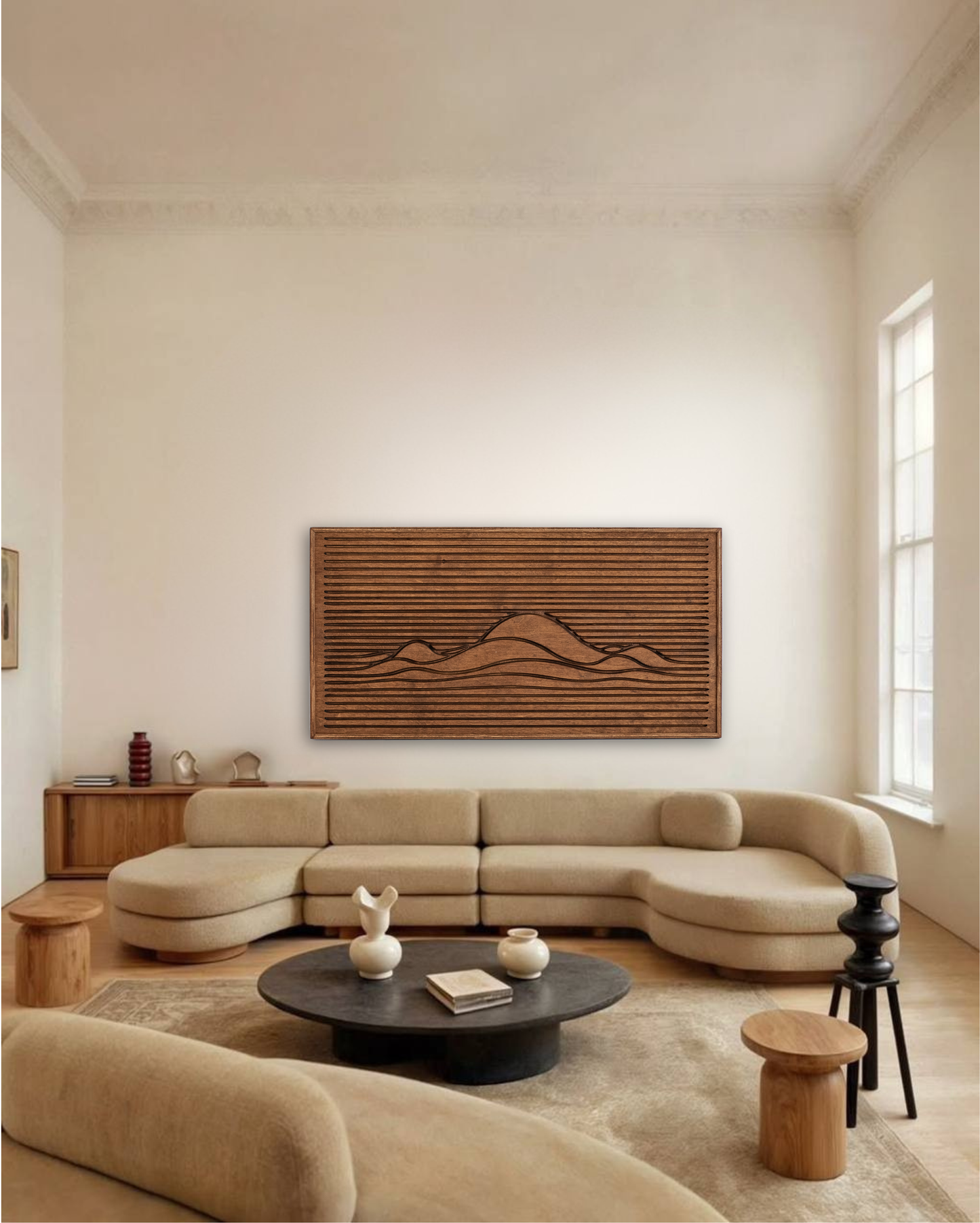Large Wood Wall Art Panel