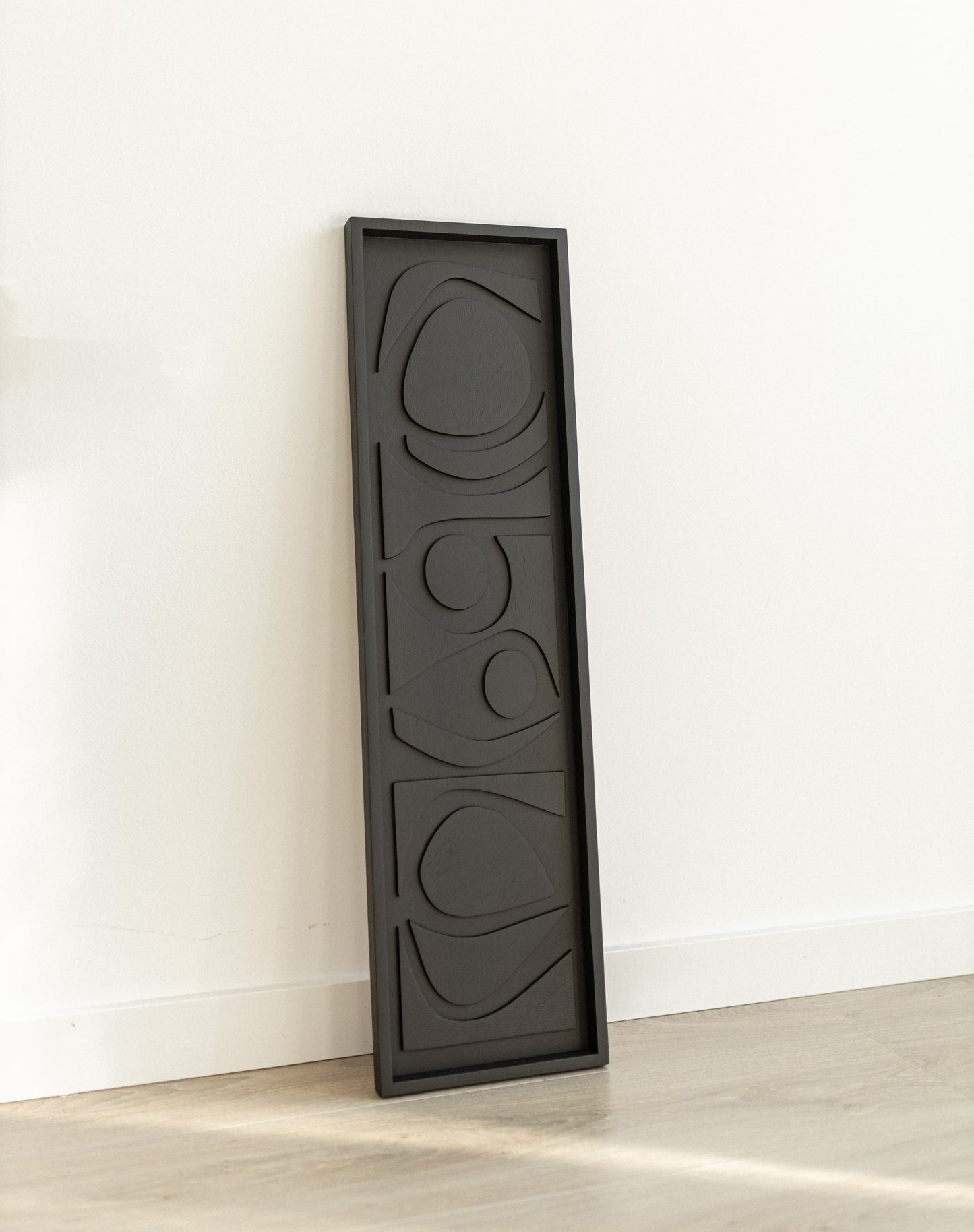 Vertical wood wall panel