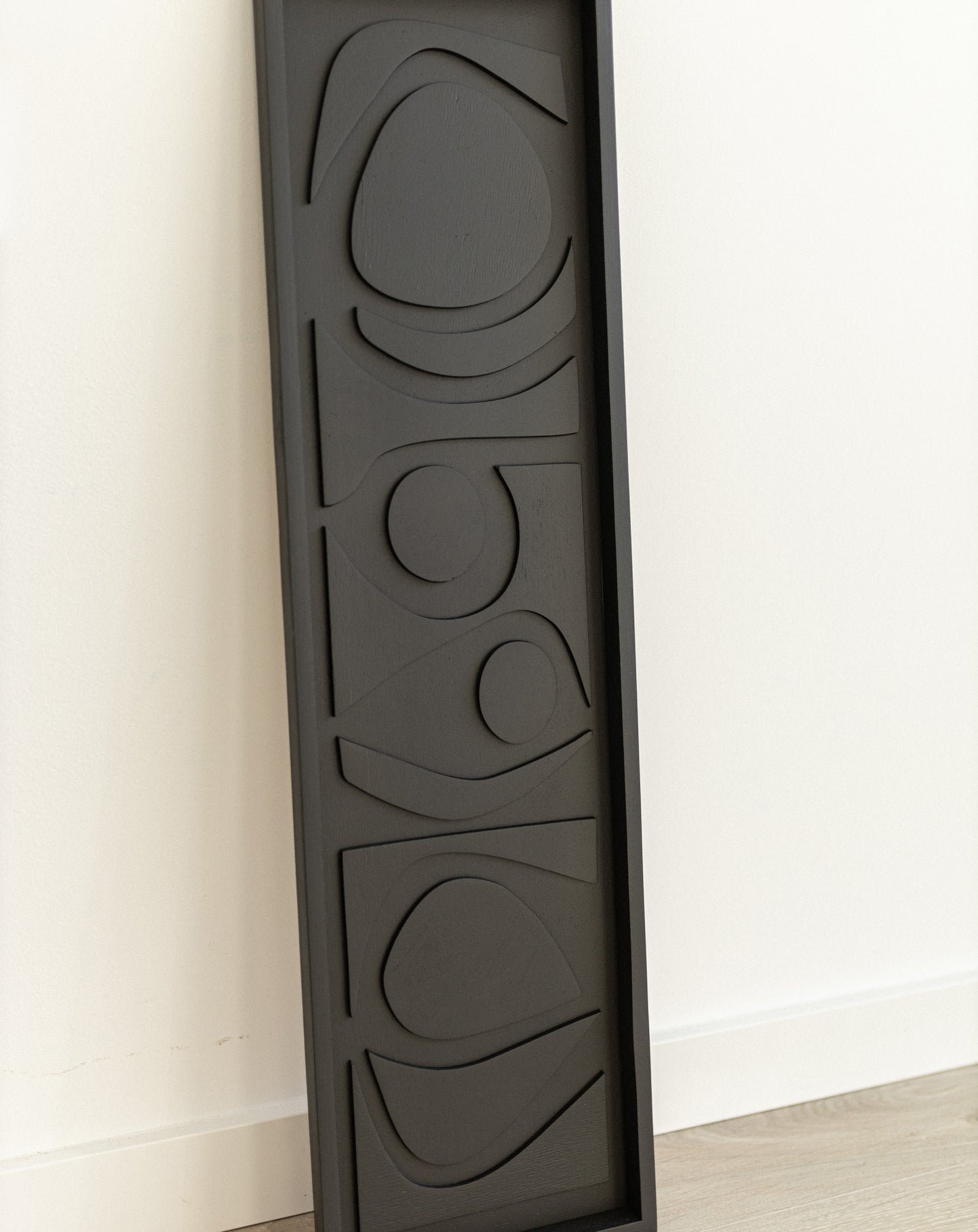 Vertical wood wall panel