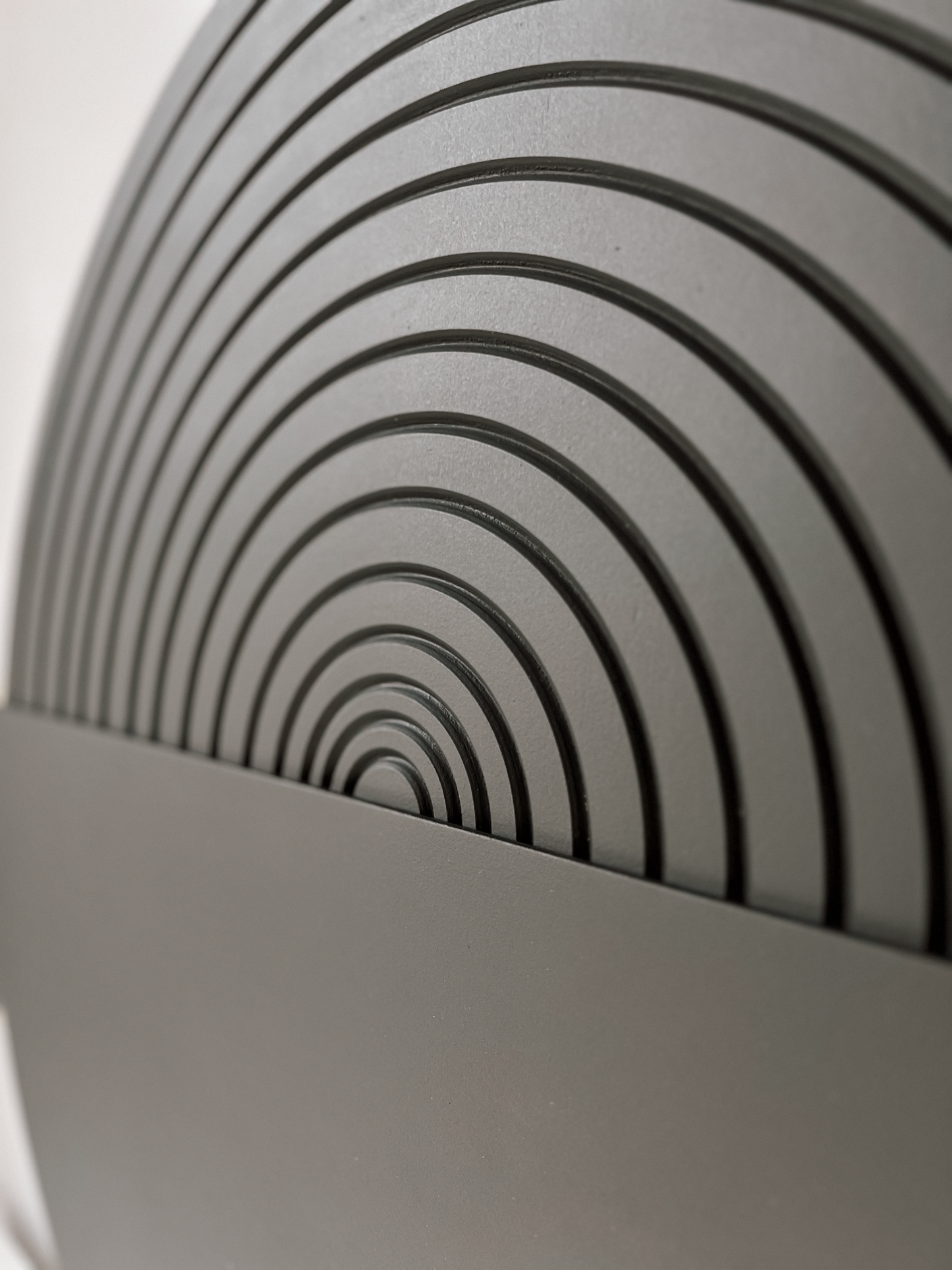 Black Circle Wood Wall Art