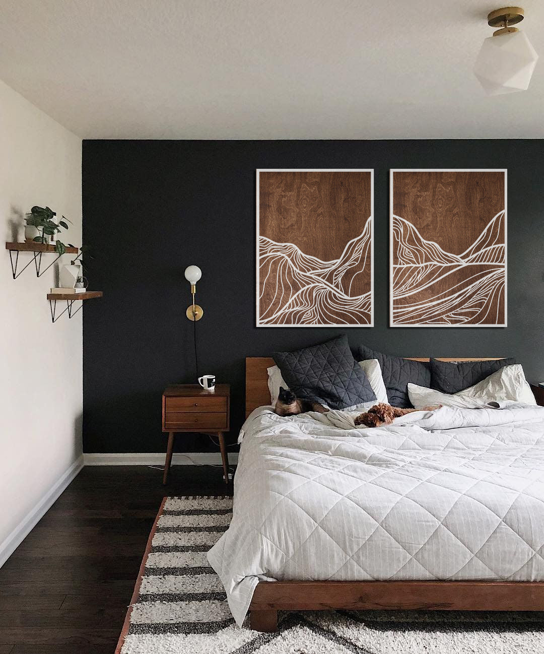 Mountain wall art