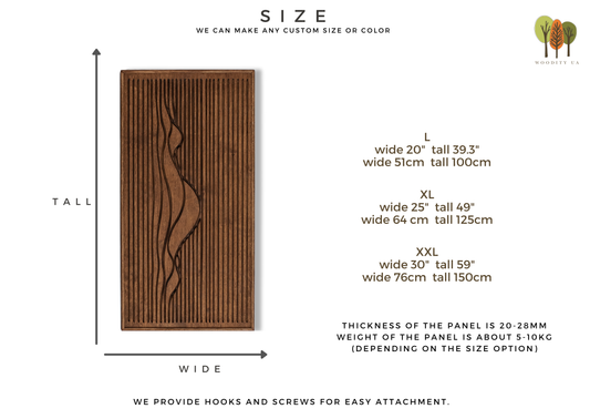 Large Wood Wall Art Panel