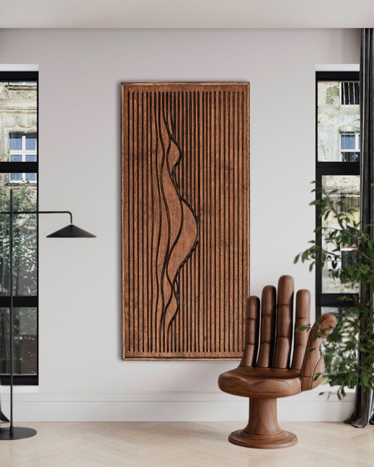 Large Wood Wall Art Panel