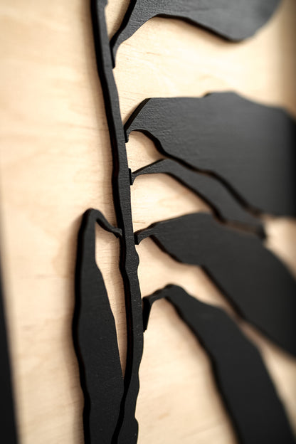 Abstract Leafs Wall Art Set