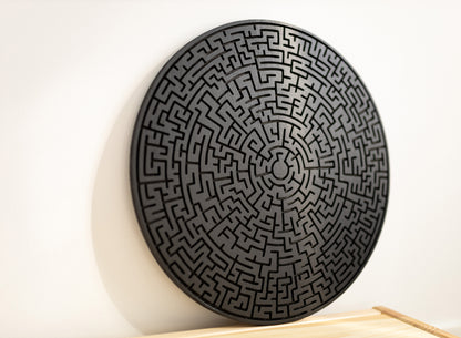 Round Maze Wall Art