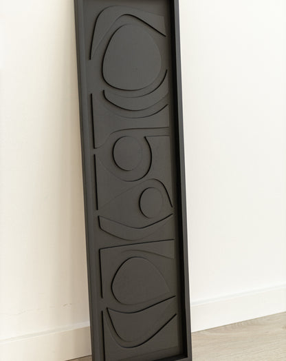 Vertical wood wall panel