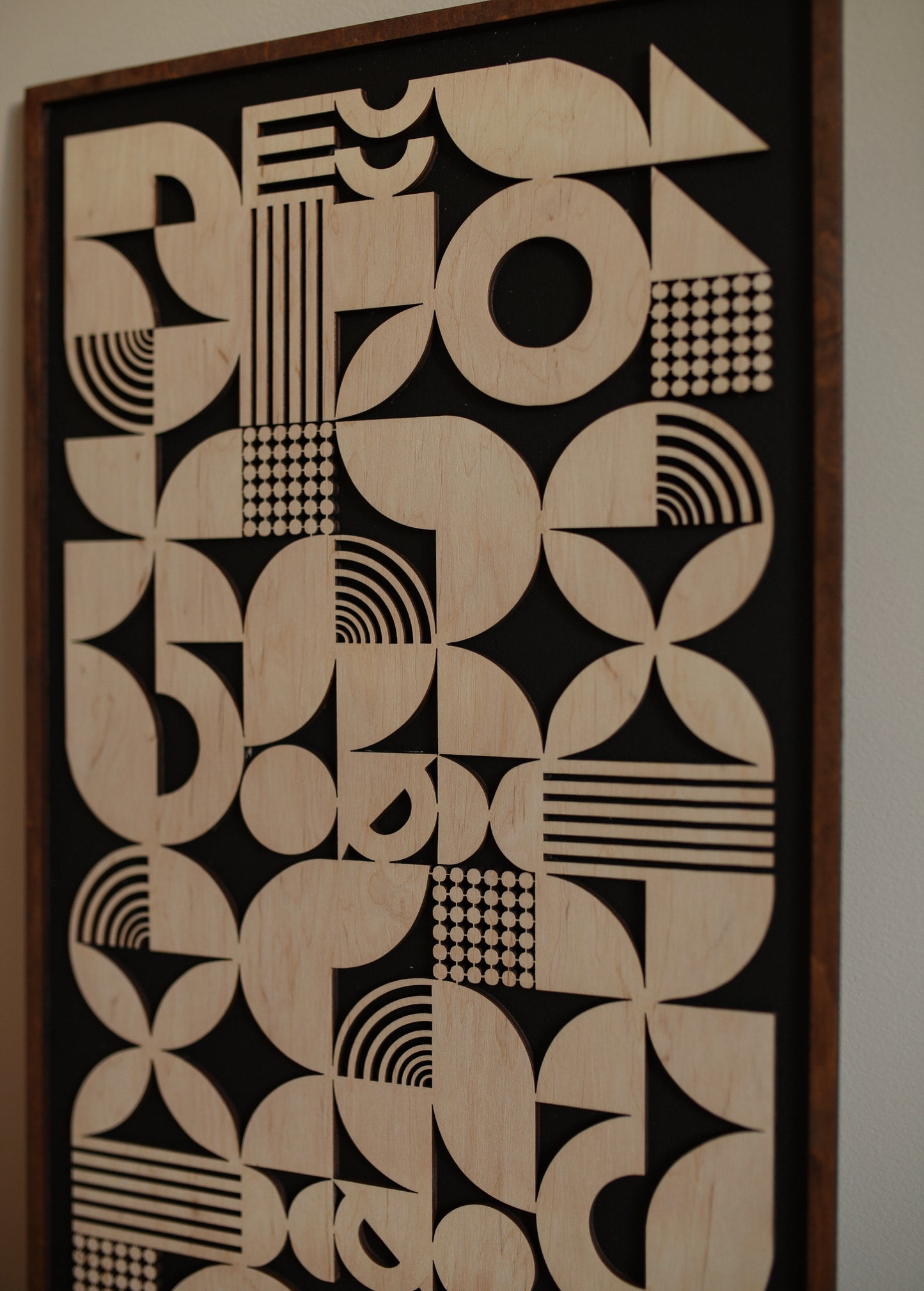 Bauhaus Wood Wall Art