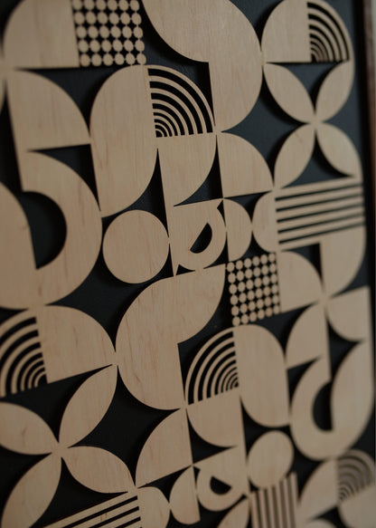 Bauhaus Wood Wall Art