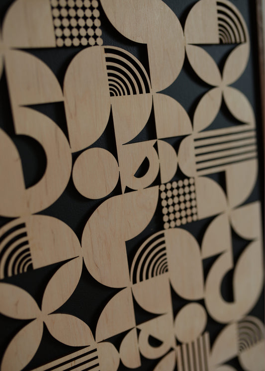 Bauhaus Wood Wall Art