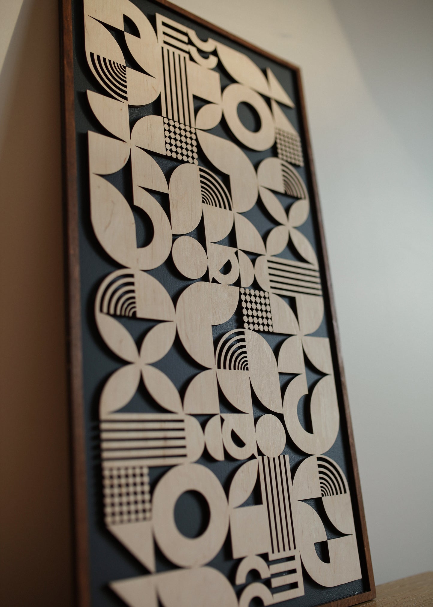 Bauhaus Wood Wall Art