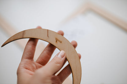 Wooden mountain wall art décor