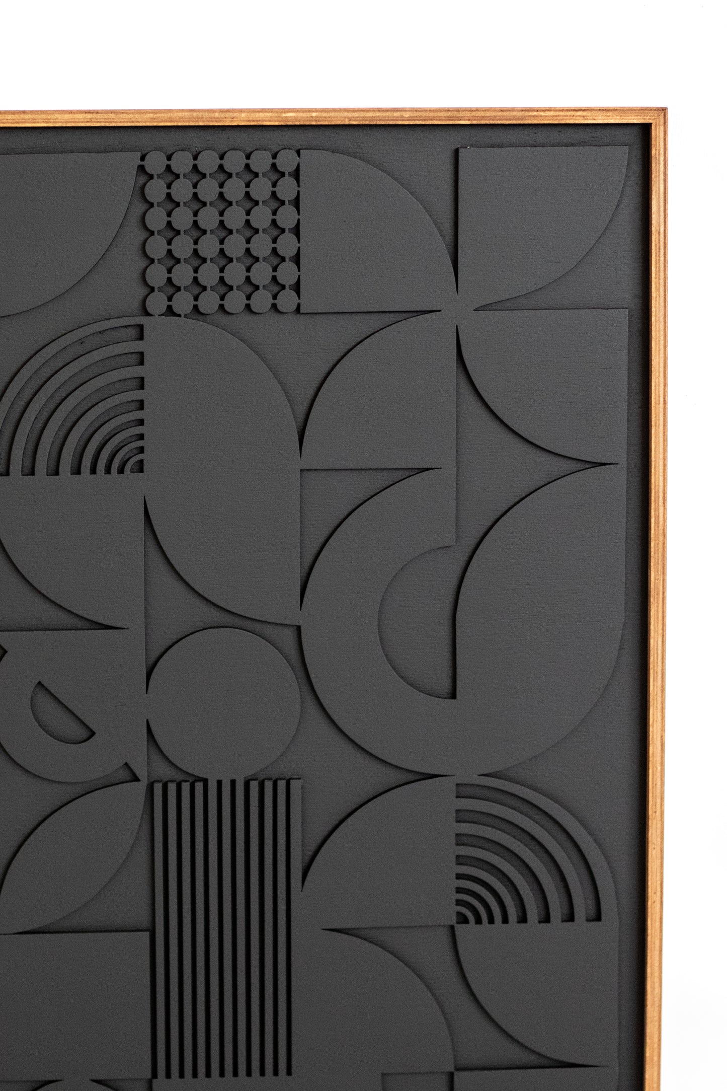 Square Abstract Wood Wall Art