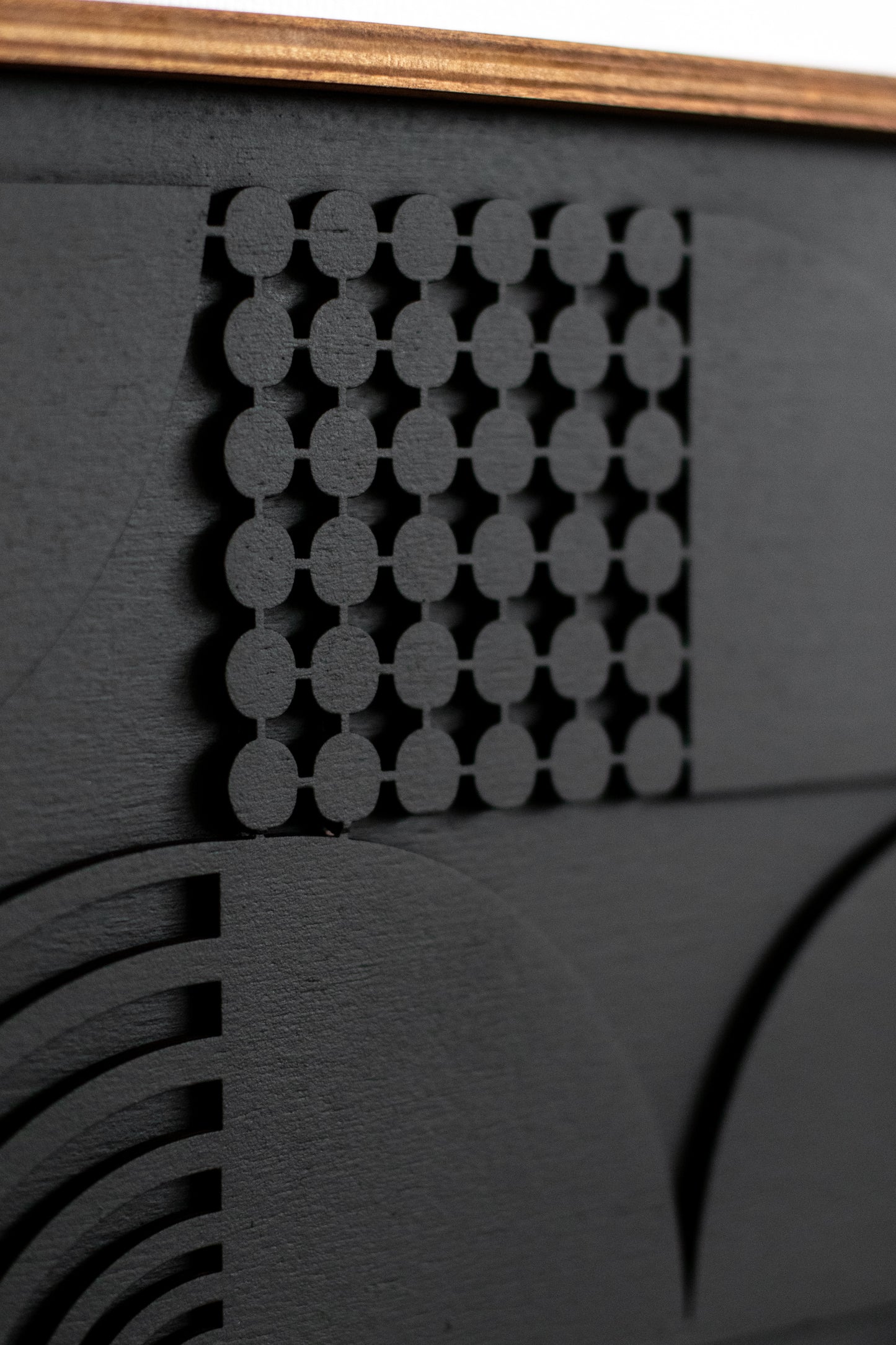 Square Abstract Wood Wall Art