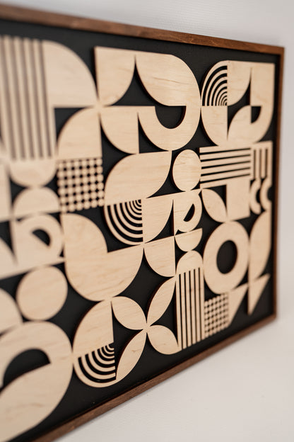 Bauhaus Wood Wall Art