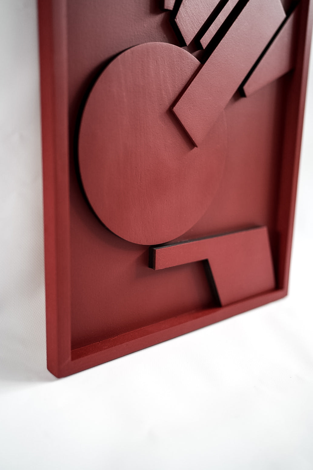 Abstract Geometry Wood Wall Art Panel