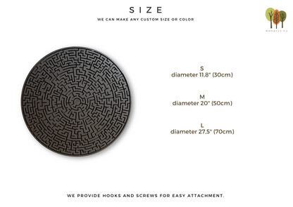 Round Maze Wall Art