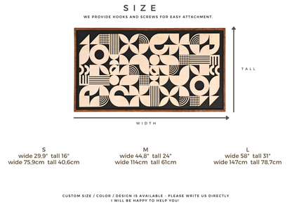 Bauhaus Wood Wall Art